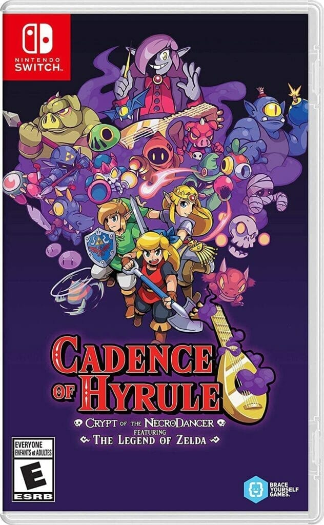 Cadence of Hyrule Crypt of the Necrodancer Featuring the Legend of Zelda Boxart Switch Shared Screen