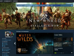 Steam Launcher Image de Couverture Ecran Partage