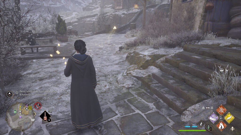 Hogwarts Legacy Astuce ligne suivi
