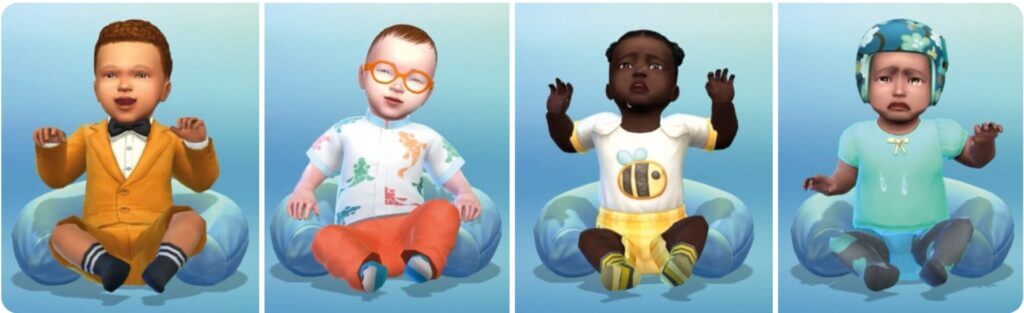Sims 4 Official Infant CAS