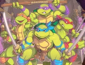 Teenage Mutant Ninja Turtles Shredders Revenge Key Art Shared Screen