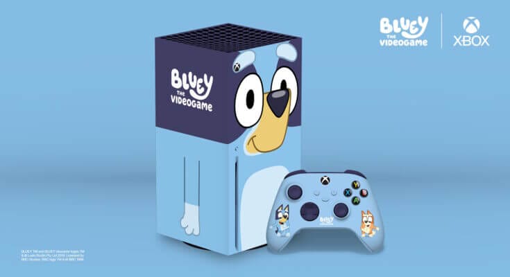 Bluey Xbox Series X Console Shared Screen