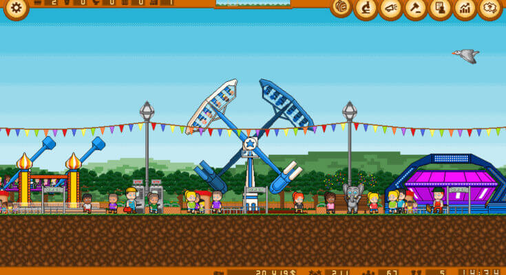 Idler Coaster Screenshot Shared Screen