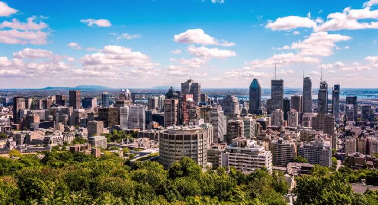 Montreal Skyline Featured Shared Screen