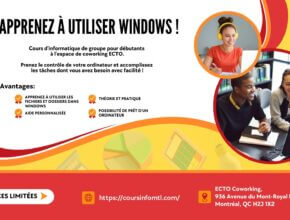 Computer Courses for Beginners in Montreal 1 Cours informatique Banniere evenement et site 1920 x 1080 px v2
